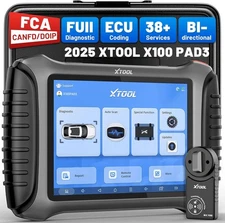 XTOOL X100PAD3 V2.0 Auto Diagnostic Tool Key Programming OBD2 Scanner 38+ Resets