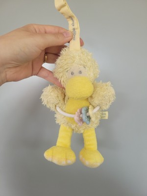 Toys R Us Snuggle Chums Baby Ente Rassel Ente Plüschtier Stofftier gelb 