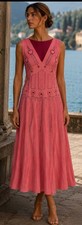 NWT Valentino Pink Loveblade Embellished Midi Dress Size 8 $9900 Dress!