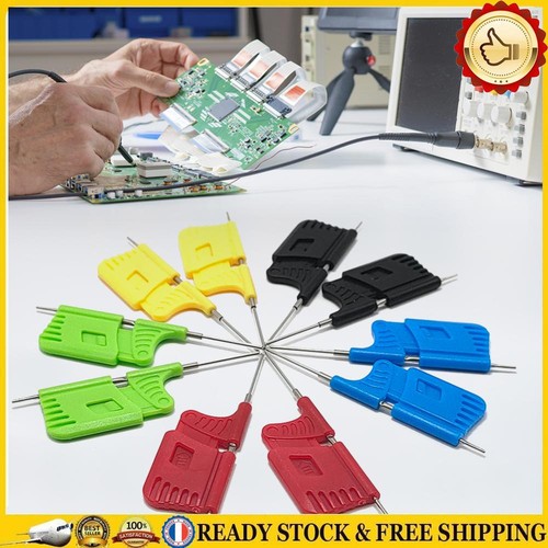 10pcs SMD Clamp Connectors 40V Multifunctional Test Clip for Electrical Testing