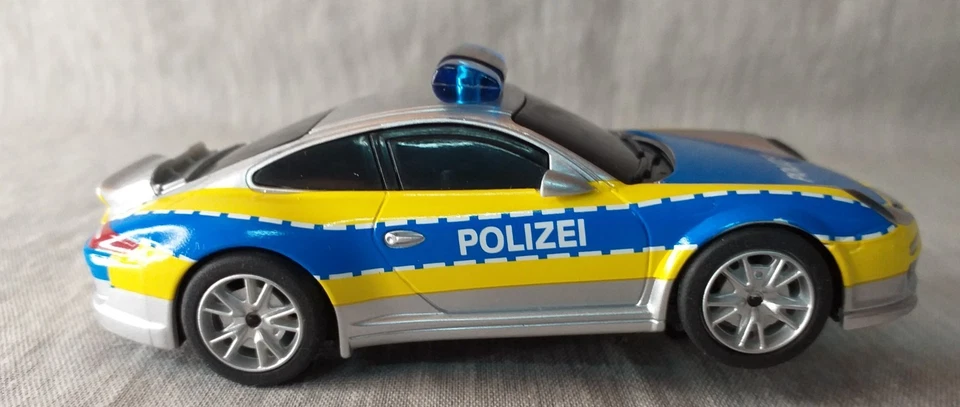 Carrera Go Porsche GT3 Polizei Polizei 1:43 Arbeitsscheinwerfer ohne Heckspoiler gebraucht - Bild 2 von 4
