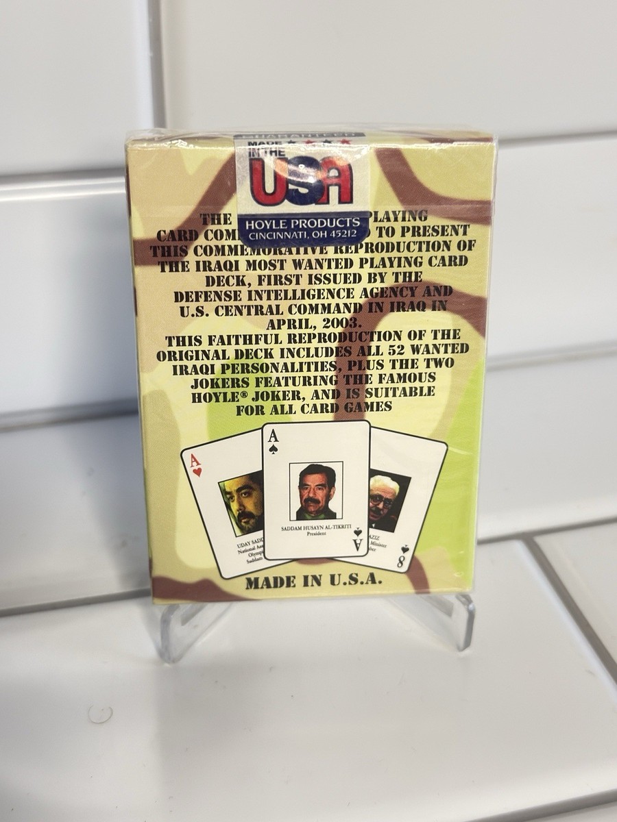 2003 Iraqi Most Wanted Playing Cards Military Iraq Saddam Liberty