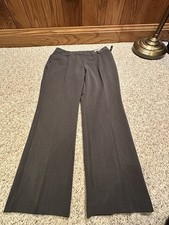 Worthington Women's Gray Trouser Dress Slacks, Size 12P Curvy Fit