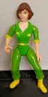 Vintage 1993 April O'Neil News Van Exclusive Green Figure Only TMNT Playmates