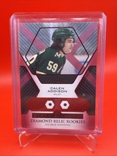 2021-22 UD Black Diamond Calen Addison Diamond Relic Rookies #'d 43/49