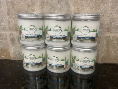 LOT x6 HERBAL ESSENCES Bio Renew Repairing Hair Mask With Argan Oil & Aloe Vera 