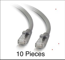 QTY 10 20ft 6.1m Cat5e Snagless Unshielded UTP Ethernet Network Patch Cable