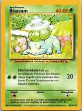 Pokémon Bisasam 44/102 Base Set 1995 Deutsch