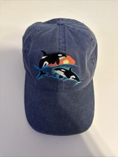 Sea World Theme Parks Shamu The Whale Cotton Baseball Cap Hat