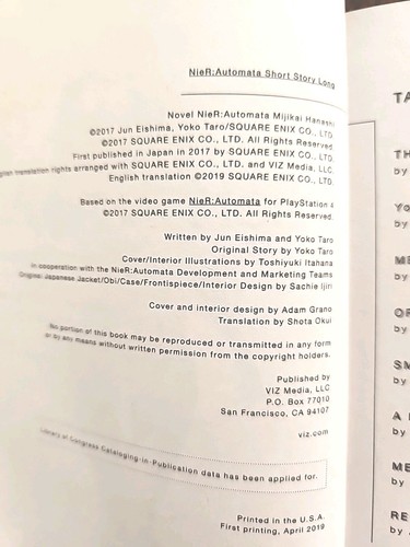 Yoko Taro Jun Eishima NieR:Automata: Short Story Long (Paperback) NieR:Automata - Bild 7 von 7