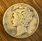 1941 Mercury Dime VF Philadelphia Pre-WWII 90% Silver Winged Liberty US Coin 10c