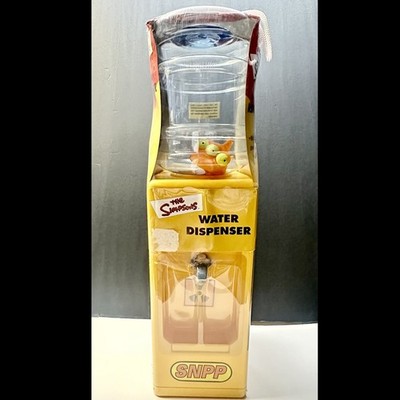 RARE Simpsons Water Dispenser w/ Blinky Fish  from England in 2003  STILL SEALED