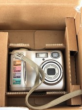 Nikon Coolpix 3200 3.2MP Digital Camera Silver Tested not Working W/Box  Cards