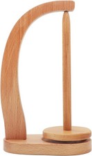 Yarn Holder for Crocheting, Beech Yarn Spinner: Effortless Rotation Achieved ...