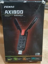 Fenvi AX1800 Dual Band USB Adapter, a Wi-Fi 6 dongle used to upgrade a...