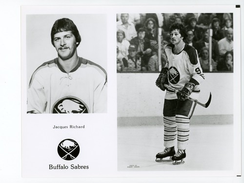 FOTOS DE PRENSA EMITIDAS POR 24 equipos Buffalo Sables 1978-79 Perreault Edwards Gare Martin - Imagen 21 de 24