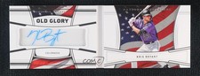 2022 Panini National Treasures Old Glory Booklets 46/49 Kris Bryant Auto 07o4
