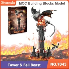 Dark Fantasy Tower Building Kit - 997PCS MOC Architecture Model for Collectors