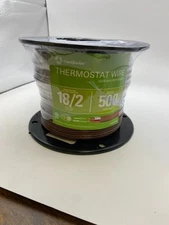 Southwire 500 Ft. 18/2 Brown Solid CU CL2 Thermostat Wire