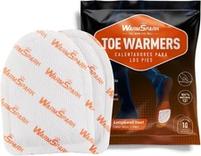 Toes Warmer - 80 Count - Up to 10 Hours of Heat Foot, Air Activated, 10 Pairs 