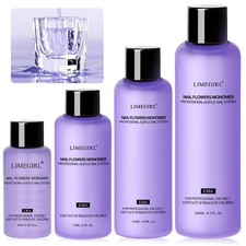 Limegirl Acrílico Líquido Monómero 40/70/120/240 ml Arte en Uñas Acrílico Polvo Líquido U