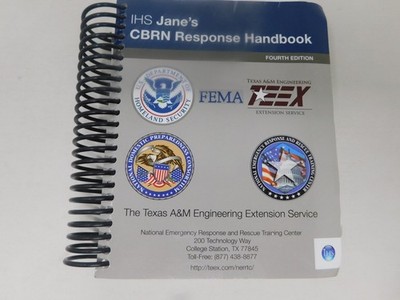 IHS Jane's CBRN Response Handbook Fourth ed. USED GOOD Spiral bound