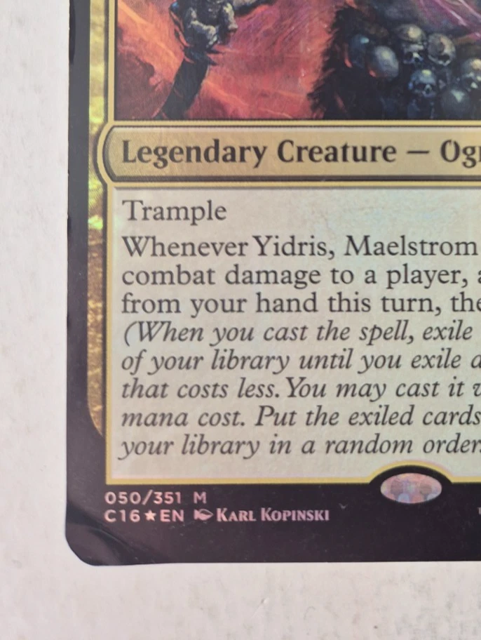 Yidris, Maelstrom Wielder Commander 2016 - Oversize Foil -Played - MtG - Image 2 of 3