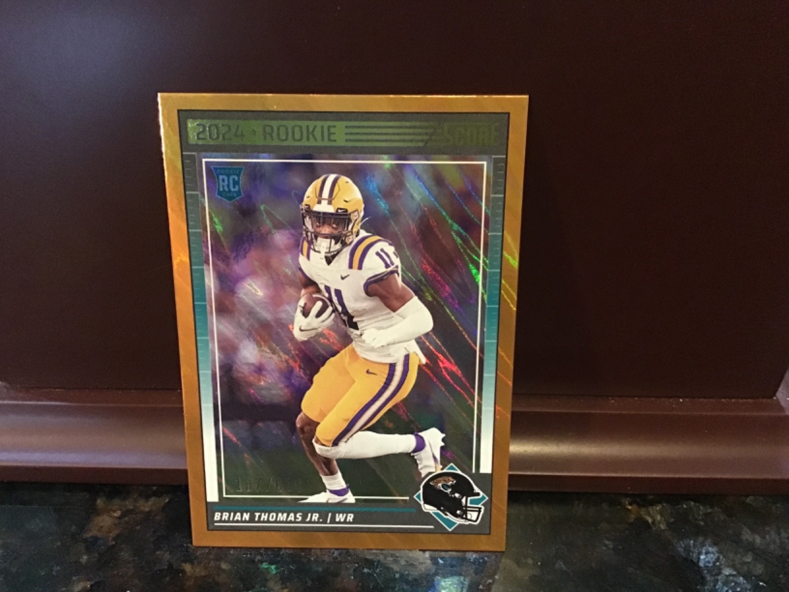 2024 Score - Rookies Brian Thomas Jr. #319 Lava 187/630 (RC)