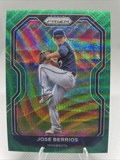 2021 Panini Prizm - José Berríos #44 Green Wave Prizm