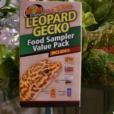 Zoo Med Leopard Gecko Food Sampler Value Pack Crickets Worms Calcium Lizard Meal