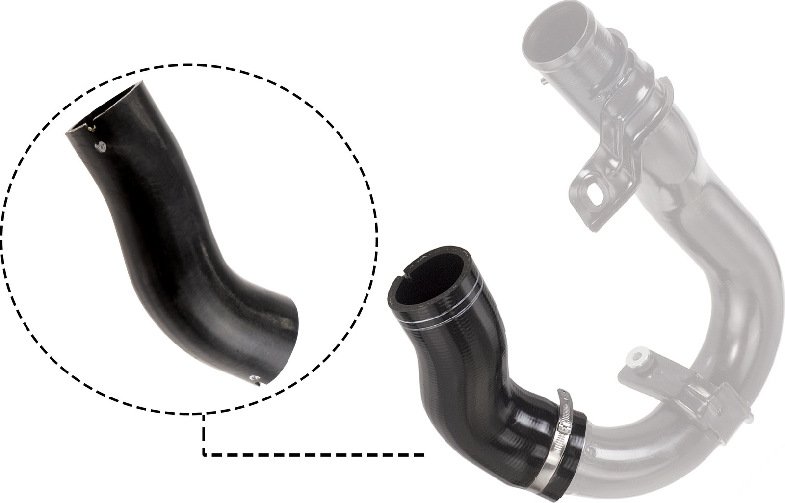 GATES-OE 09-0470 Charge Air Hose for FIAT