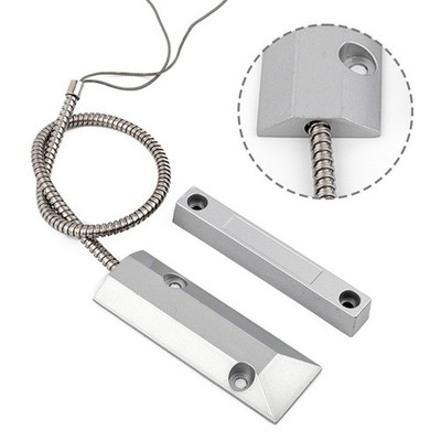 Garagentor kabelgebunden Reed Schalter Sensor mit 30cm Kabel für Alarmanlagen