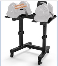 Adjustable Double Dumbbell Rack Stand For SelectTech 552/1090 Dumbbell Holder US