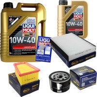Inspektionskit Filter Liqui Moly ÖL 6L 10W-40 FüR Dacia Logan MCV Ks_ 1.6 16V
