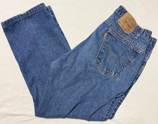Vintage 1980s Levi's 505 Jeans Mens 40x30 Orange Tab USA Straight Leg San Jose J