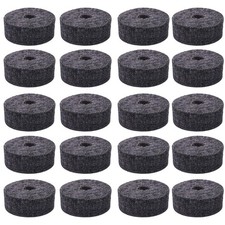 Round Soft Grey Cymbal Stand Felt Washer for Drum Set of 20