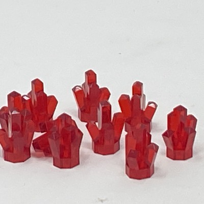 Lego Teile: Fels 1 x 1 Kristall 5 Punkt. Schmuck nagelneu 10x (zehn) Art.-Nr: 52