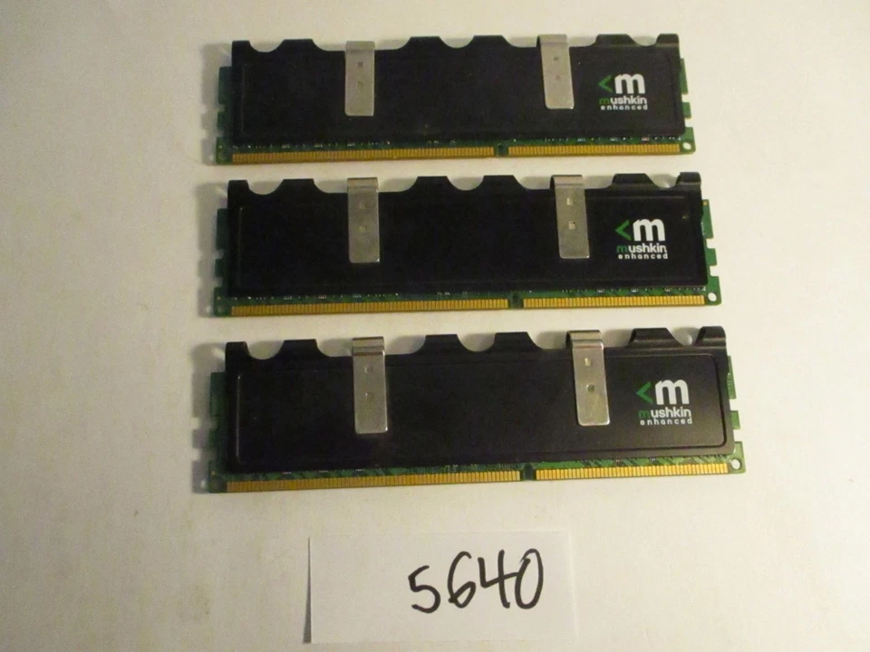 Mushkin Blackline 3x4Gb=12Gb PC3-16000 2000Mhz DDR3 Desktop Memory RAM (5640) - Image 2 of 2