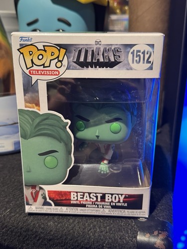 DC Titans Beast Boy Funko Pop! Figura de vinilo #1512 - Imagen 1 de 6