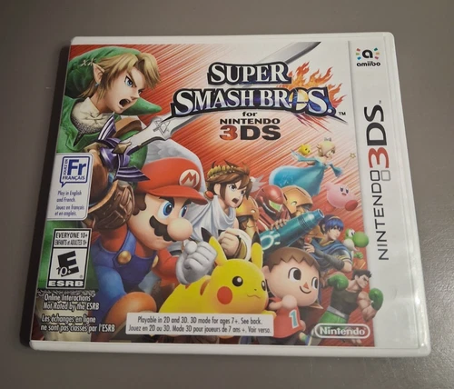 Super Smash Bros. for Nintendo 3DS CIB Complete W/ Manual TESTED