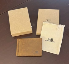 Serman Brands Slim Minimalist Thin Card Holder Money Clip Men’s Wallet
