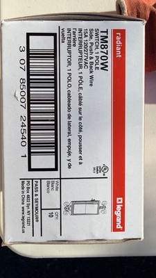 Legrand Single Pole Switche ￼