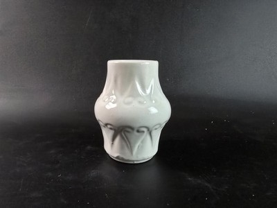 Vintage Jasba Keramik Vase Miniatur - 955 / 8 cm - Weiß