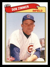 Don Zimmer 1989 Swell Baseball Greats #23 Chicago Cubs EX-MINT