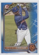 2022 Bowman Draft Blue 137/150 Simon Juan #BD-52 0q1p