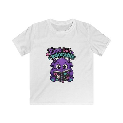 Cute Monster Diary Gothic Kawaii Emo Cartoon Creature Unisex Softstyle T-Shirt