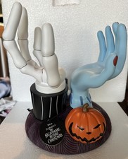 Bath Body Works Disney Jack Skellington Sally Hands Pedestal - Brand New