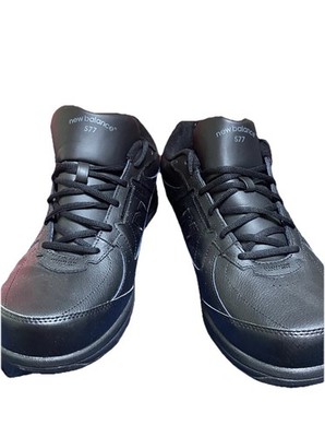 Man s 13 New Balance 557v1 Lace Up Walking Shoes Sneakers In Blac