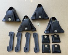 Set Of 4 Yakima Q Towers With Q99 Clips E Pads With Locks And Key