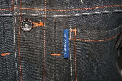 Platinum Fubu womens jean denim jacket Size M 12/14 - Picture 4 of 12